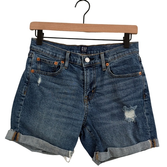 GAP Pants - GAP Women's Distressed Blue Jean Shorts